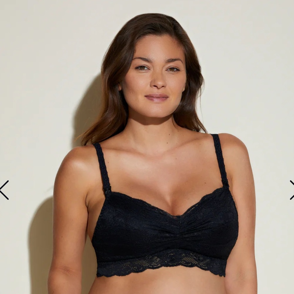 Cosabella Never Say Never Maternity Mommie Nursing Bralette Size XL - Picture 2 of 6